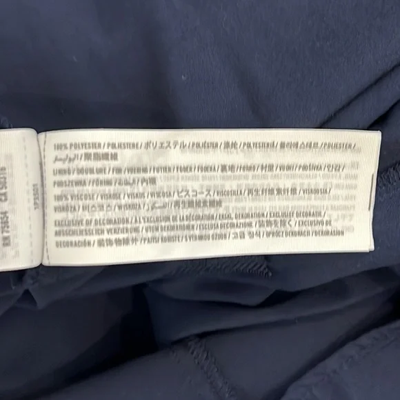 Abercrombie & Fitch Blue Dress Navy Lace 3/4 Sleeve Mini Dress Small - Picture 8 of 9